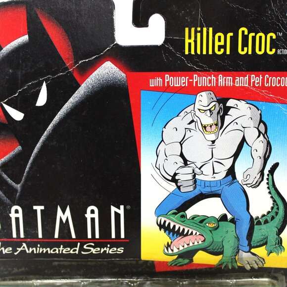 Batman The Animated Series Killer Croc Action Figure 1994 Sealed - Picture 2 of 5